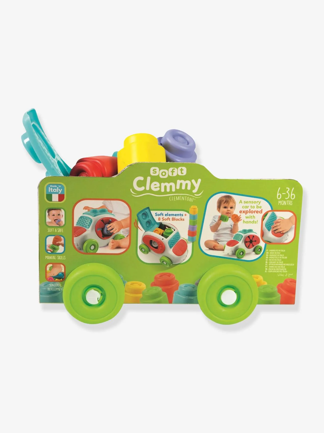 Voiture des formes Clementoni blanc - Clementoni