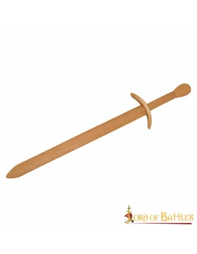 Épée médiévale en bois pour les pratiques (81,6 cm.) ⚔️ Boutique Épées